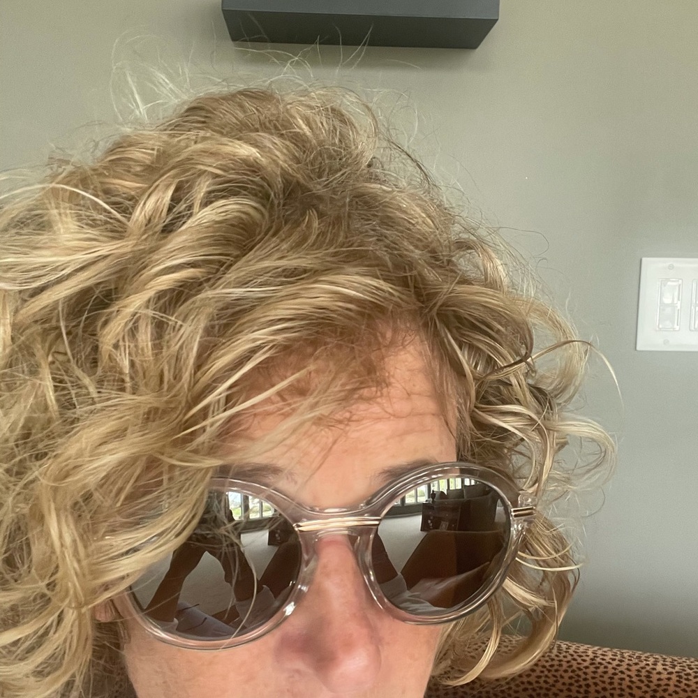 Kate Young mirrored lens sunglasses